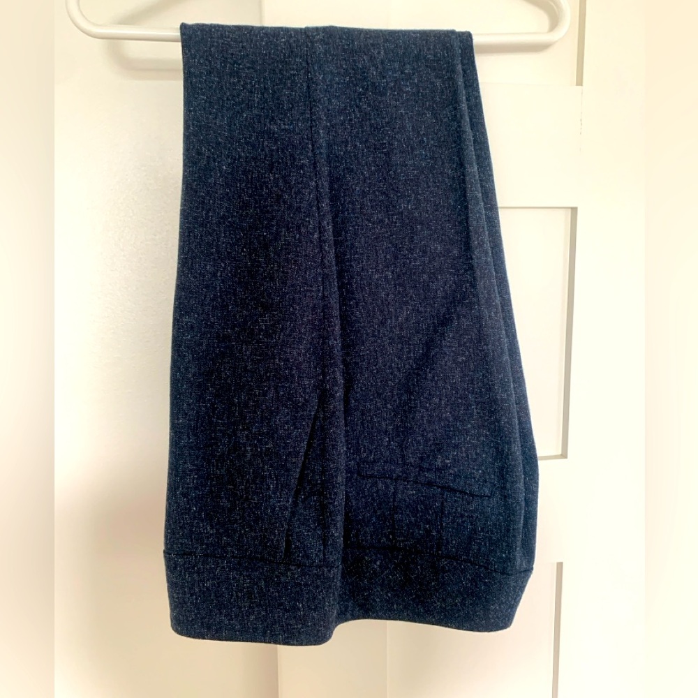 Dark blue speckled Ann Taylor trousers